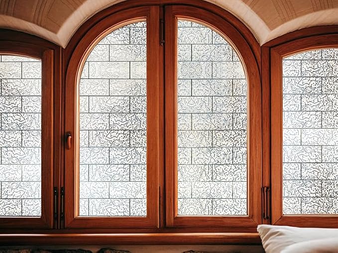 ADD.HERES Window Privacy Film, Frosted Glass Decorative Static Cling, Removable - Image 2