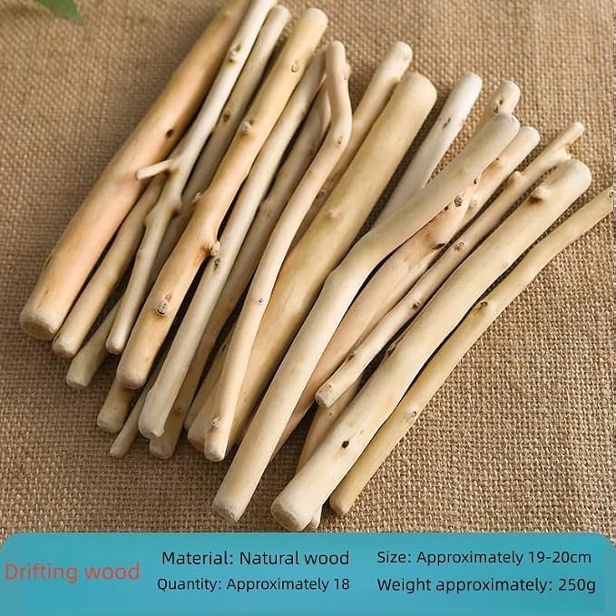 Natural Driftwood Pieces, Unfinished Wooden Sticks - Image 2
