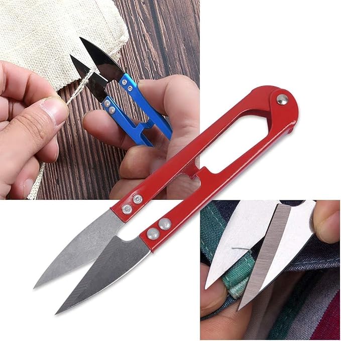 UCEC Compact Thread Snips Small Sewing Scissors 4.2 Inch Metal Thread Cutter - Image 6