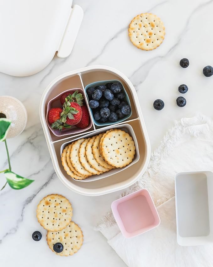 The Silicone Kitchen Reusable Silicone Bento Baking Cups, BPA Free, Dishwasher - Image 2