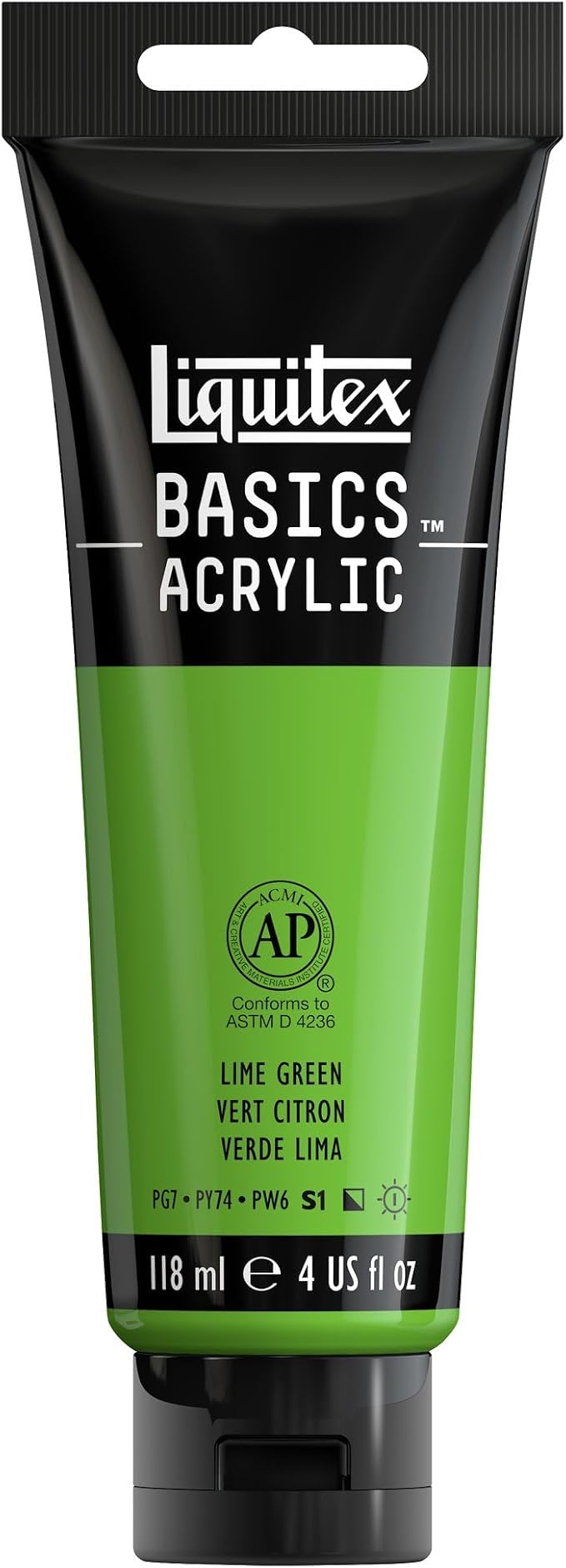 Liquitex BASICS Acrylic Paint, 118ml Tube, Lime Green by Liquitex