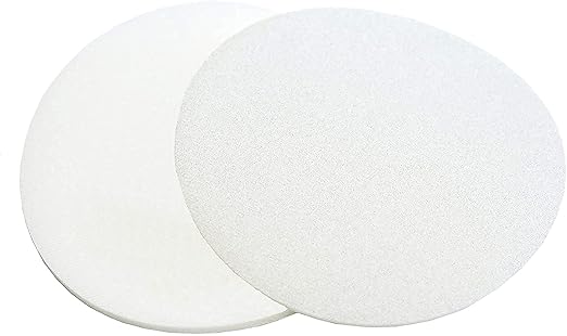 Abrasilk 6 Inch Auto Body Hook and Loop Sanding Discs (500 Grit, 10 Pack)