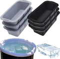 Large Ice Block Mold for Ice Bath Tub, Total 14.4 Lb Ice Block, Reusable Ice by DredQcco