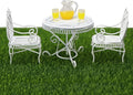 Dollhouse Miniature Bistro Table & Chairs Set Accessories Metal 1:12 Scale by Cuteminifulfillsallyourfantasiesabouttheminihomeinyourdreams