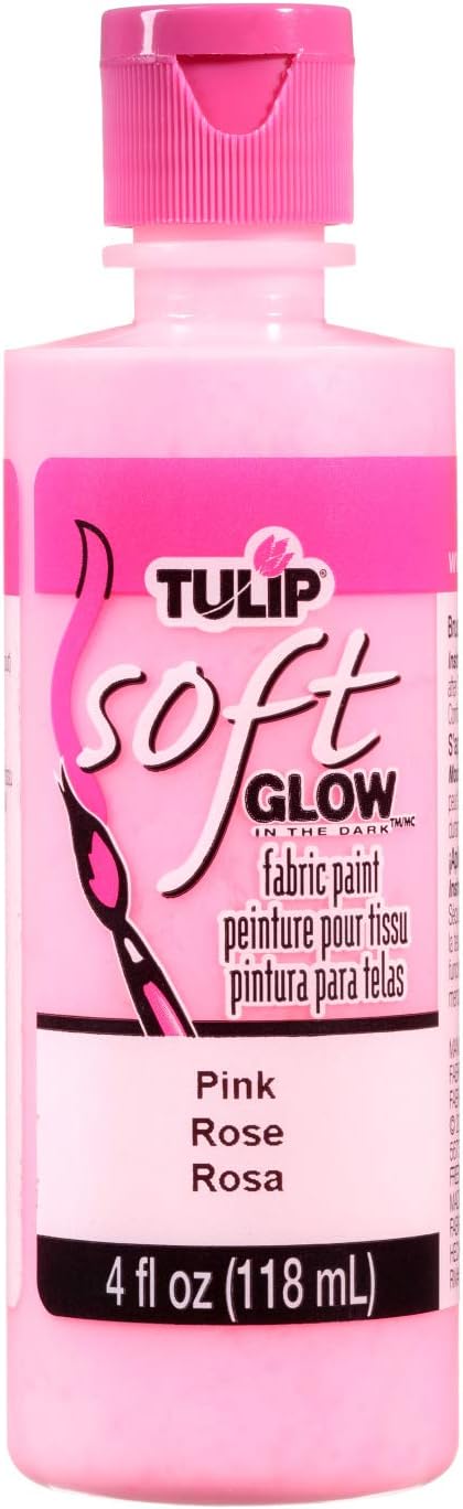 Tulip Soft Fabric Paint Glow in The Dark, Soft and Flexible, Permanent Paint by Tulip