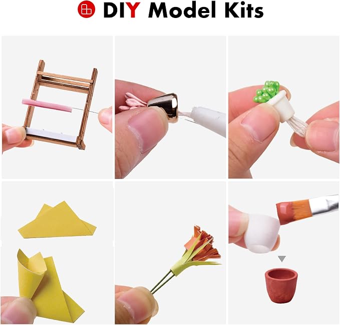ROBOTIME DIY Dollhouse Kit Mini House - Image 8
