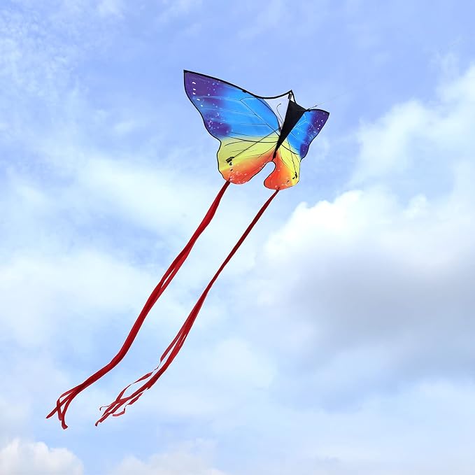 Butterfly Kites for Kids and Adults, 300ft String Handle Included - Image 2