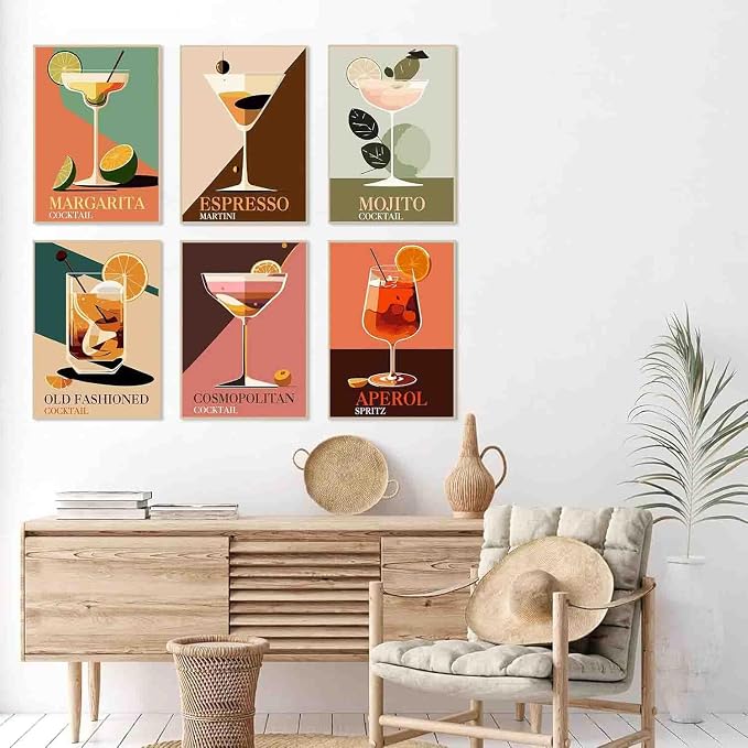 6 Pack Cocktail Cross Stitch Kits - Image 4