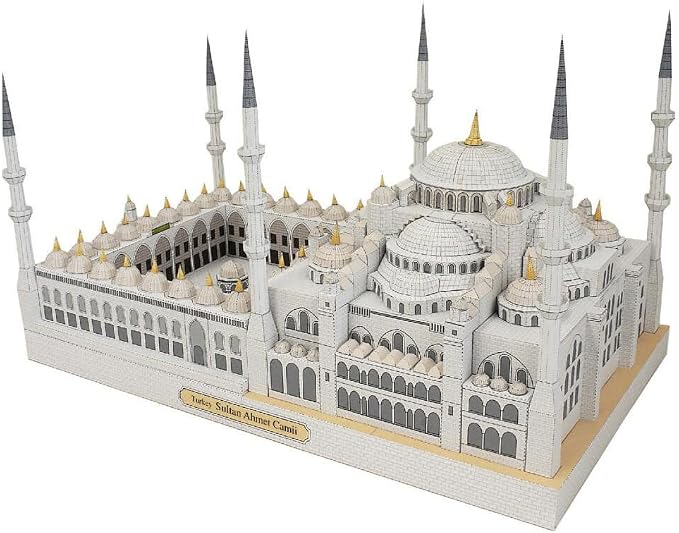 Istanbul Blue Mosque DIY Paper Model Kit by StrucToys
