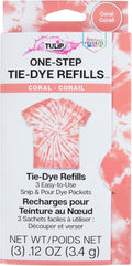 Tulip One-Step Tie-Dye Kit, 3 Fabric Dye Refill Packs by Tulip