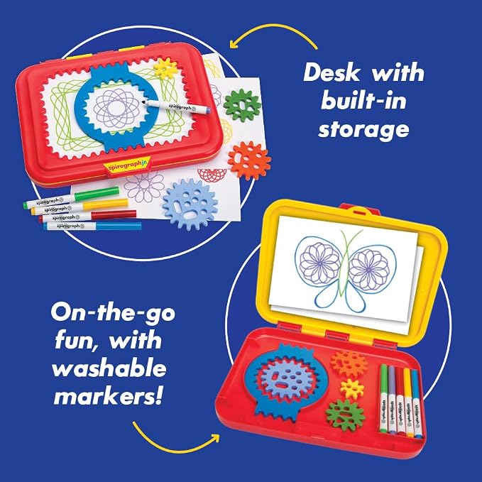 Spirograph Jr. — Jumbo Sized Gears Classic Retro Toy - Image 3