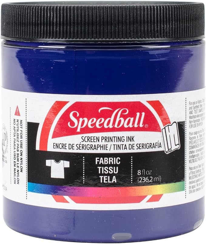 Speedball 004550, Fabric Screen Printing Ink, 8 Fl oz., 8 Fl. oz. by SpeedballArt