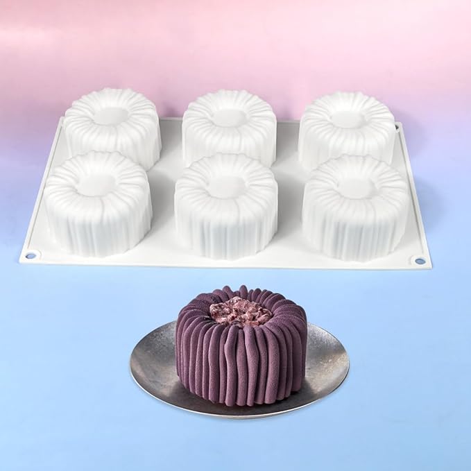 mostsom Cylinder Silicone Mousse Mold, Baking Tool - Image 2