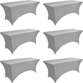 113 6-Pack 6ft Spandex Table Covers by Unknown
