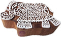 Royal Kraft Wooden Stamps DIY Fabric, Henna Printing Blocks THDtag062 by RoyalKraft