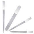 4 PCS Diamond Nail File Double Sided Metal Fingernail Manicure Files for Polish Nail, Removes Nail Ridges