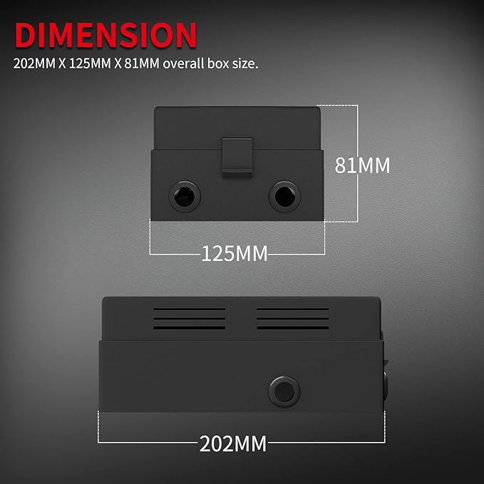 DAIERTEK Fuse Relay Box 12V Automotive 10 Slots Relay Holder 15 Slots ATC/ATO Fuse Holder Universal Fuse and Relay Box Block for Automotive Truck Marine Boat