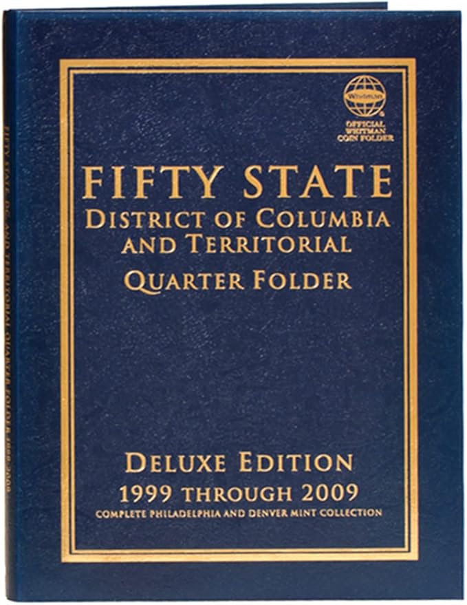 Whitman US Washington Statehood Quarter Coin Deluxe Edition Folder Full Series by Unknown
