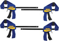 IRWIN Quick-Grip 1964758 One-Handed Mini Bar Clamp 4 Pack by IRWIN