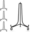 Artliving Plate Stands for Display, 12 Inch Black Iron Easel Plate Display by Artliving