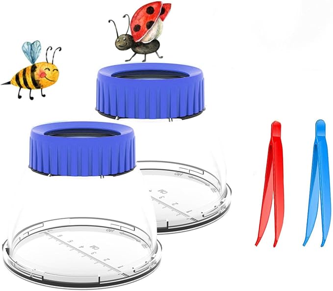 Bug Catcher 5X Magnifying Insect Observation Kit Built-in 7cm Ruler by RORANIC-DeliveringHappiness
