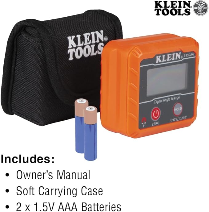 Klein Tools 935DAG Digital Electronic Level and Angle Gauge, Measures 0 - Image 4