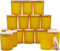 SHOWIN Thick Candle Jars for Making Candles 16 Pcs, 7 OZ Empty Jars by Showin