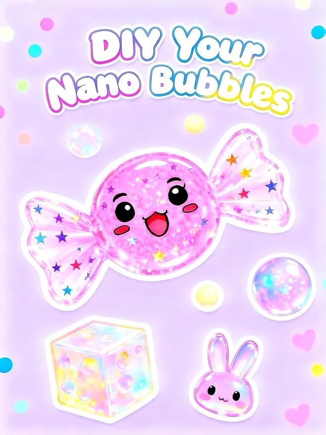 ZiZa Nano Tape Bubble Kit for Kids, DIY Squishy Stress Ball Making Maker Kit - Image 3