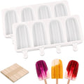 WMKGG Popsicle Silicone Molds Set, Ice Pop, Cakesicles by Focusonthekitchensupplies
