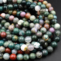 Zenkeeper 108 Pcs India Agate Beads by Zenkeeper