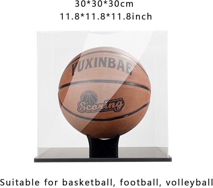 Clear Acrylic Display Case UV Protected Acrylic Basketball Holder, Display Case - Image 6
