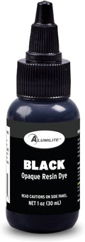 Alumilite Liquid Dye Black 1 Oz, Highly Concentrated Dye by Alumilite