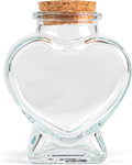 Clear Heart-shaped Glass Bottles by KBFUSHI
