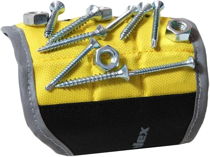 Magnelex Magnetic Wristband - Christmas Gift for Men, Handyman Gadgets - Perfect for Holding Screws, Nails, Drill Bits - Premium Ballistic Nylon with Powerful Magnets - Stocking Stuffer for Men
