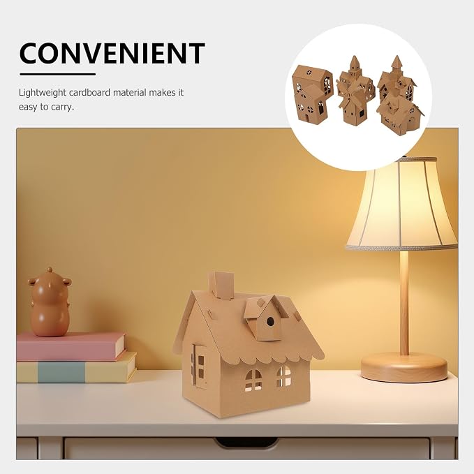 WRITWAA DIY Paper House Kit for Kids - Image 4
