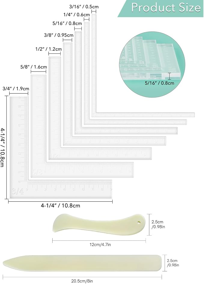 9 Pcs/Set Creative Positioning Pieces Card Corners Helpers - Image 2