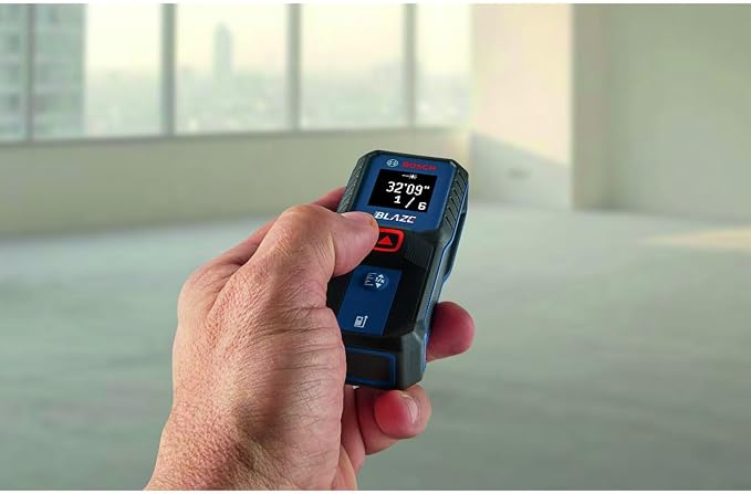 BOSCH GLM100-23 100 Ft Blaze Laser Distance Measure, Includes 2 AA Batteries - Image 2