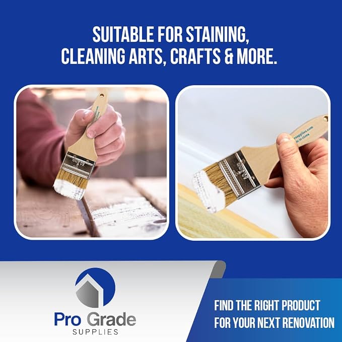 Pro Grade - Chip Paint Brushes - 96 Pack - 2 Inch - Chip Brushes - Versatile - Image 3