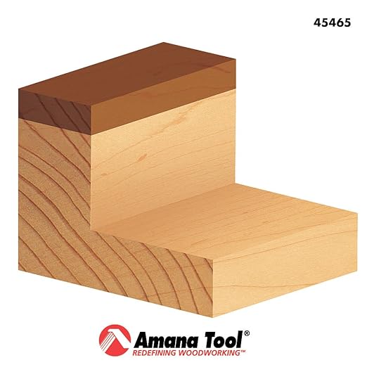 Amana Tool 45465 Carbide Tipped Flush Trim Plunge Template Router Bit 3/4 Dia x 1-3/4 x 1/2 Inch Shank with Upper Ball Bearing