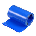 MECCANIXITY Battery Wrap PVC Heat Shrink Tubing 48mm Dia 75mm Flat 10 Feet(3meters) Blue Good Insulation for Battery Pack