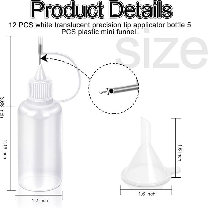 YGDZ Precision Tip Applicator Bottles - Image 2