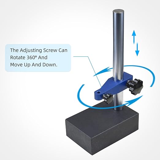 The Base of The dial Indicator Stand,Compatible with Most dial/Digital Indicators,Marble Measuring Platform of Digital Dial Indicator(7.6 lb)