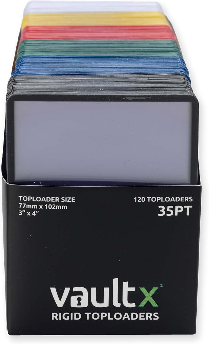 Vault X 35pt Toploaders Multicolour 3" x 4" Card Holders TCG | Protects & - Image 2
