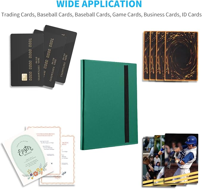 Card Binder, 360 Pockets Upgraded Trading Card Binders, Cards Collection Binder - Image 6
