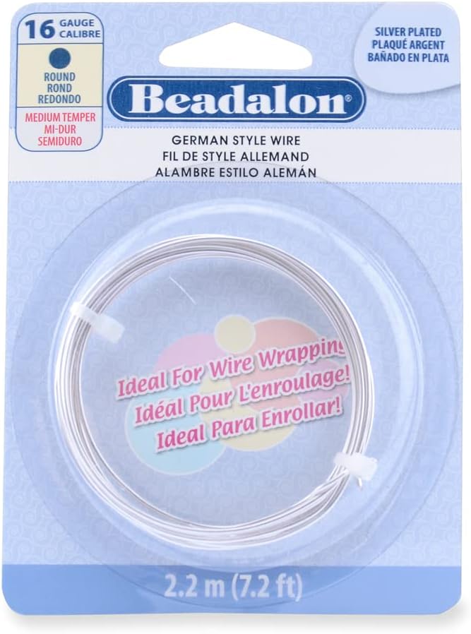 Beadalon German Style Wrapping Wire, 16 Gauge, 2.2 m / 7.2 ft by Unknown
