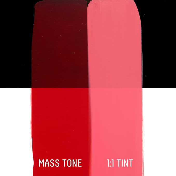 Liquitex BASICS Acrylic Paint, 118ml Tube, Transparent Red - Image 3