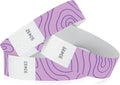 500 WristCo Purple Topographic Tyvek Wristbands for Events – Security Cuts & Tamper-Proof Design to Prevent Reuse – Premium-Grade Bracelets for Hospital & Medical ID, Party & VIP Identification