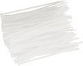 URBEST 100 Pcs Self Locking Wire Cable Zip, Tie Fasten Wrap 6 Inch Nylon Zip Tie (100, White)