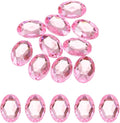 MECCANIXITY 10Pcs Acrylic Oval Gems 30x40 mm Flat Back Artificial Rhinestones by MECCANIXITY