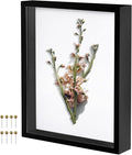Black 11x14 Shadow Box Display Frame, Premium Linen Backboard and Included by Unknown